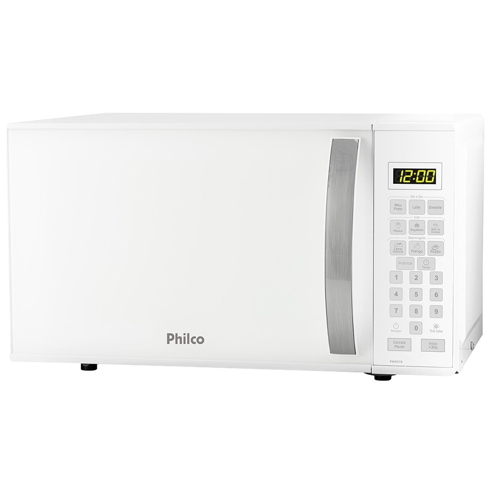 Micro-ondas Philco 21 Litros PMO21B, Branco, 110V