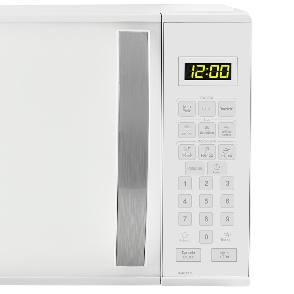 Micro-ondas Philco 21 Litros PMO21B, Branco, 110V