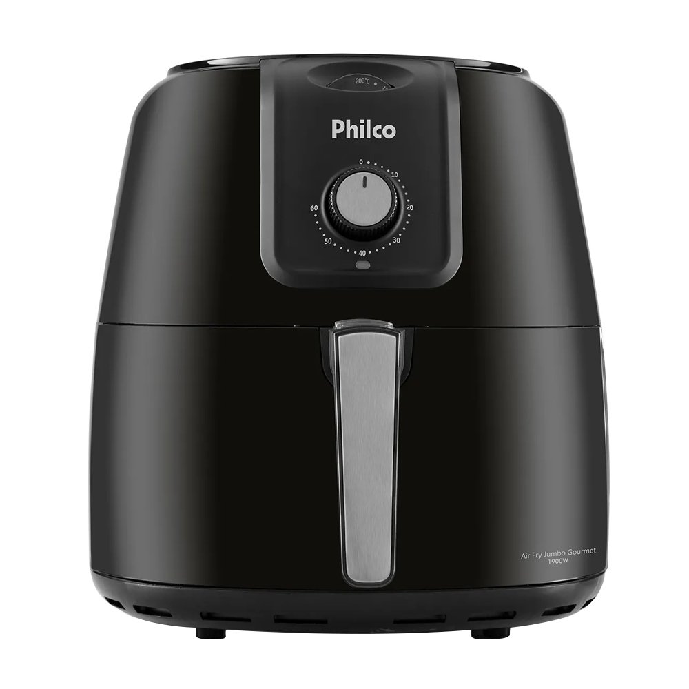 Fritadeira Air Fryer Philco Jumbo PFR13P - 1900W, 8,1 Litros, Preto, 110V