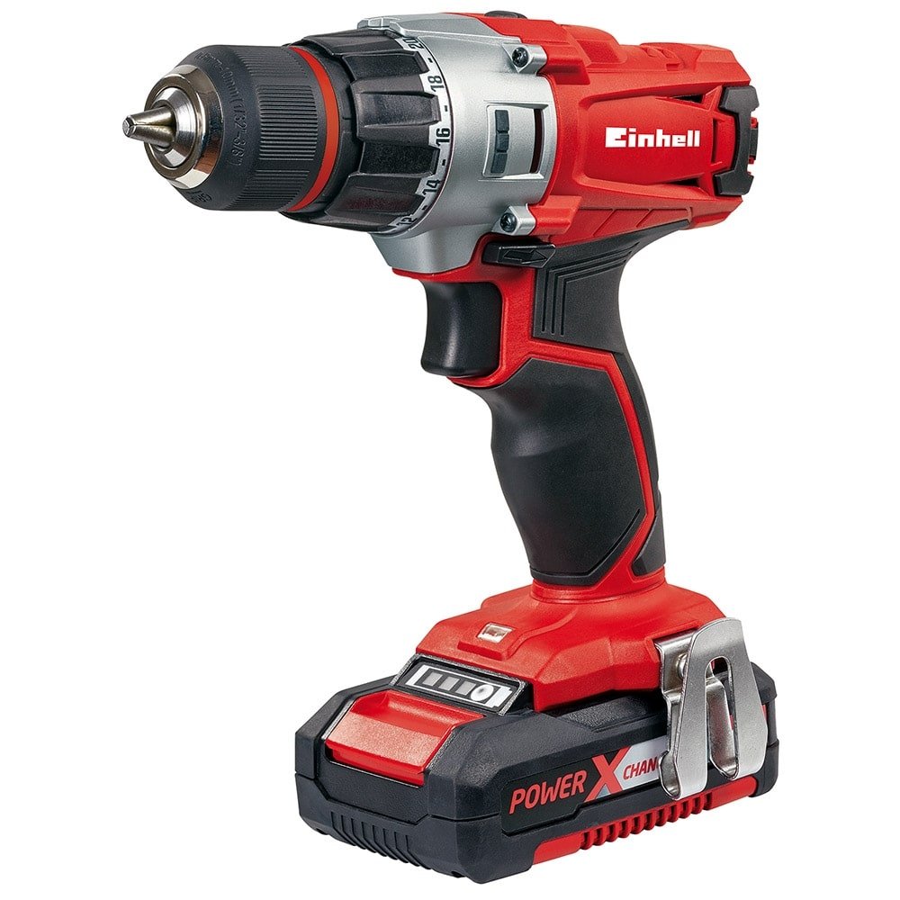 Furadeira/Parafusadeira Einhell TE-CD 18/2 LI 18V Bateria Bivolt