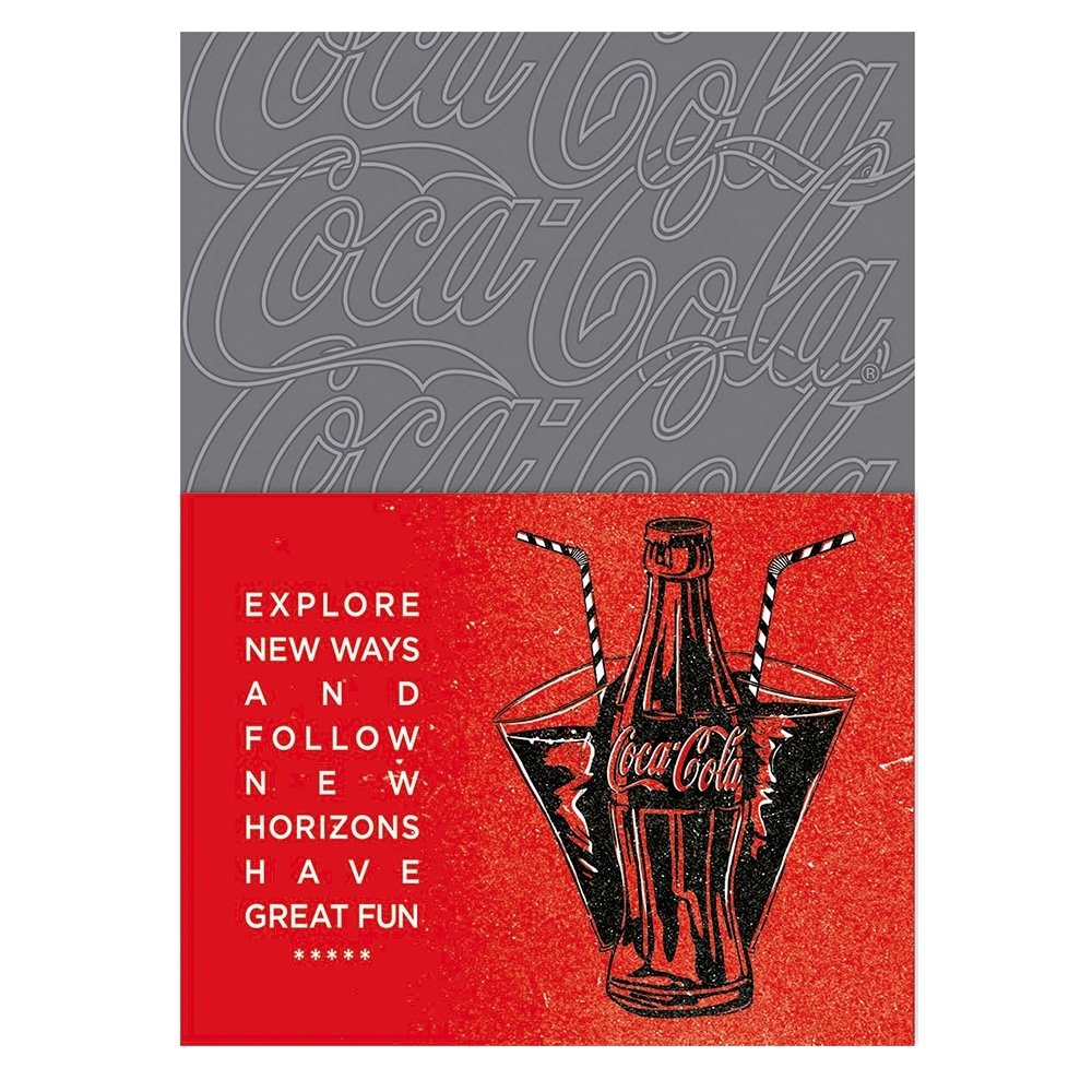 Caderno Espiral Jandaia Universitário Capa Dura Coca Cola 10 Matérias 160 Folhas - Embalagem com 4 Unidades (Sortidos)