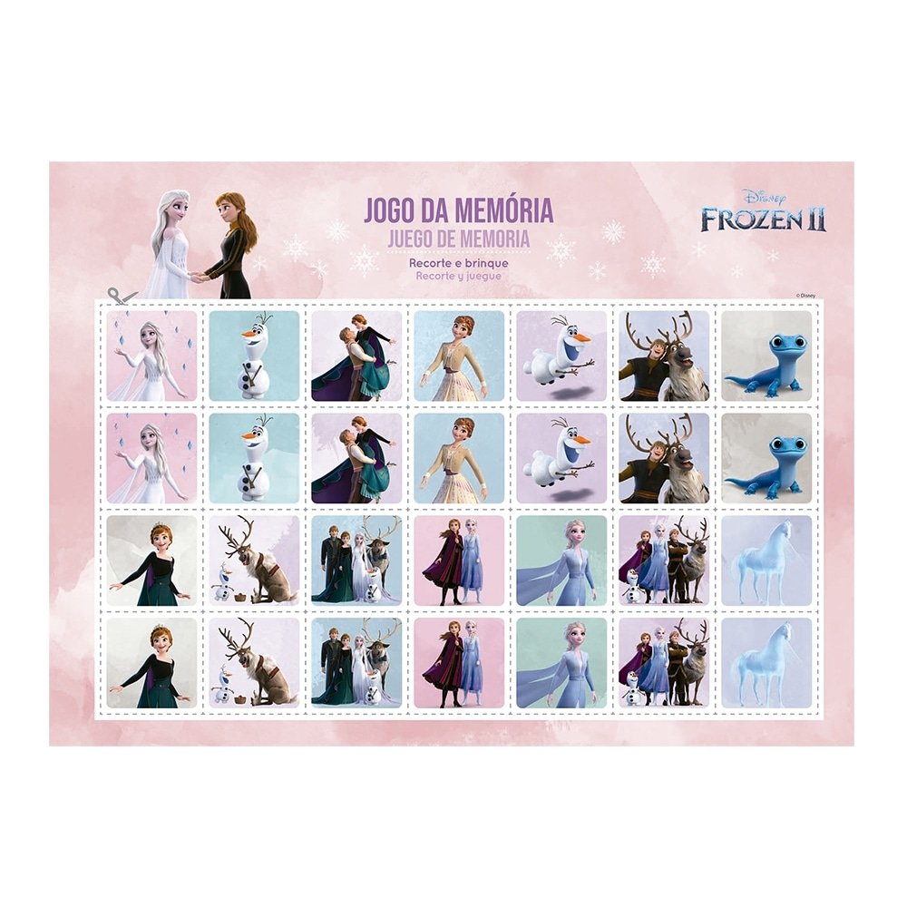 Caderno Espiral Jandaia Cartografia Capa Dura Frozen 80 Folhas - Embalagem com 5 Unidades