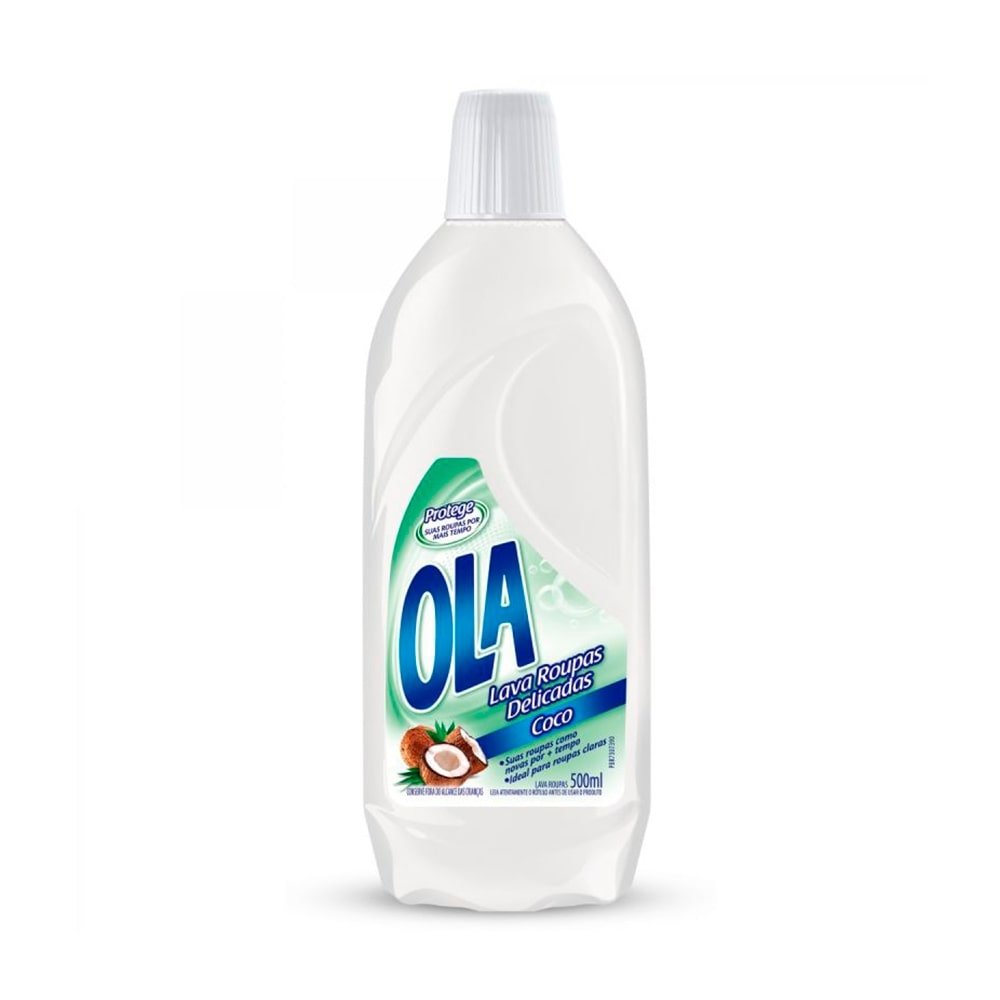 Sabão Líquido Ola Coco 500ml - Embalagem com 12 Unidades