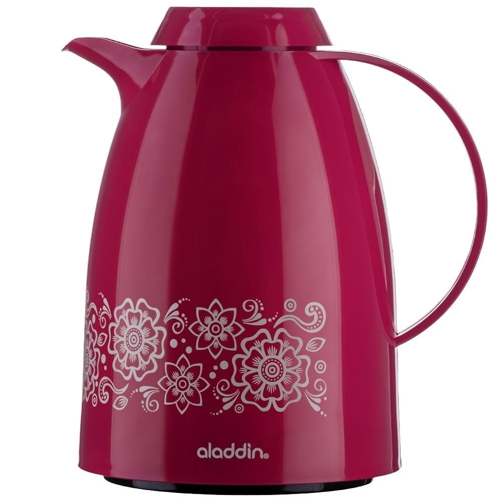 Garrafa Térmica Aladdin 0,75 Litros Bule Lilás/Vermelho/Azul - Embalagem com 6 Unidades