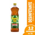 Desinfetante Pinho Sol Original 1L - Embalagem com 12 Unidades