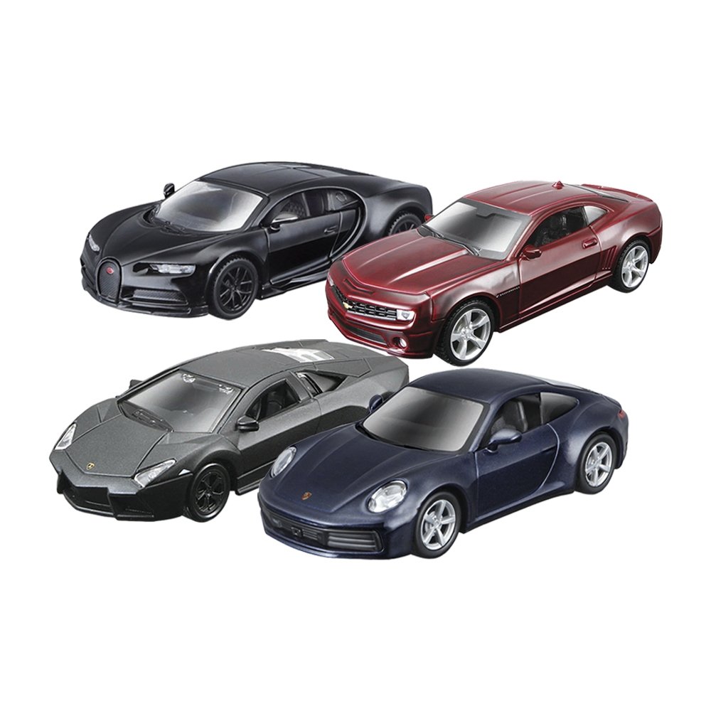 Carrinho Maisto Coleção 4,5 Polegadas Fricção 1:32 - Embalagem com 12 unidades SORTIDO