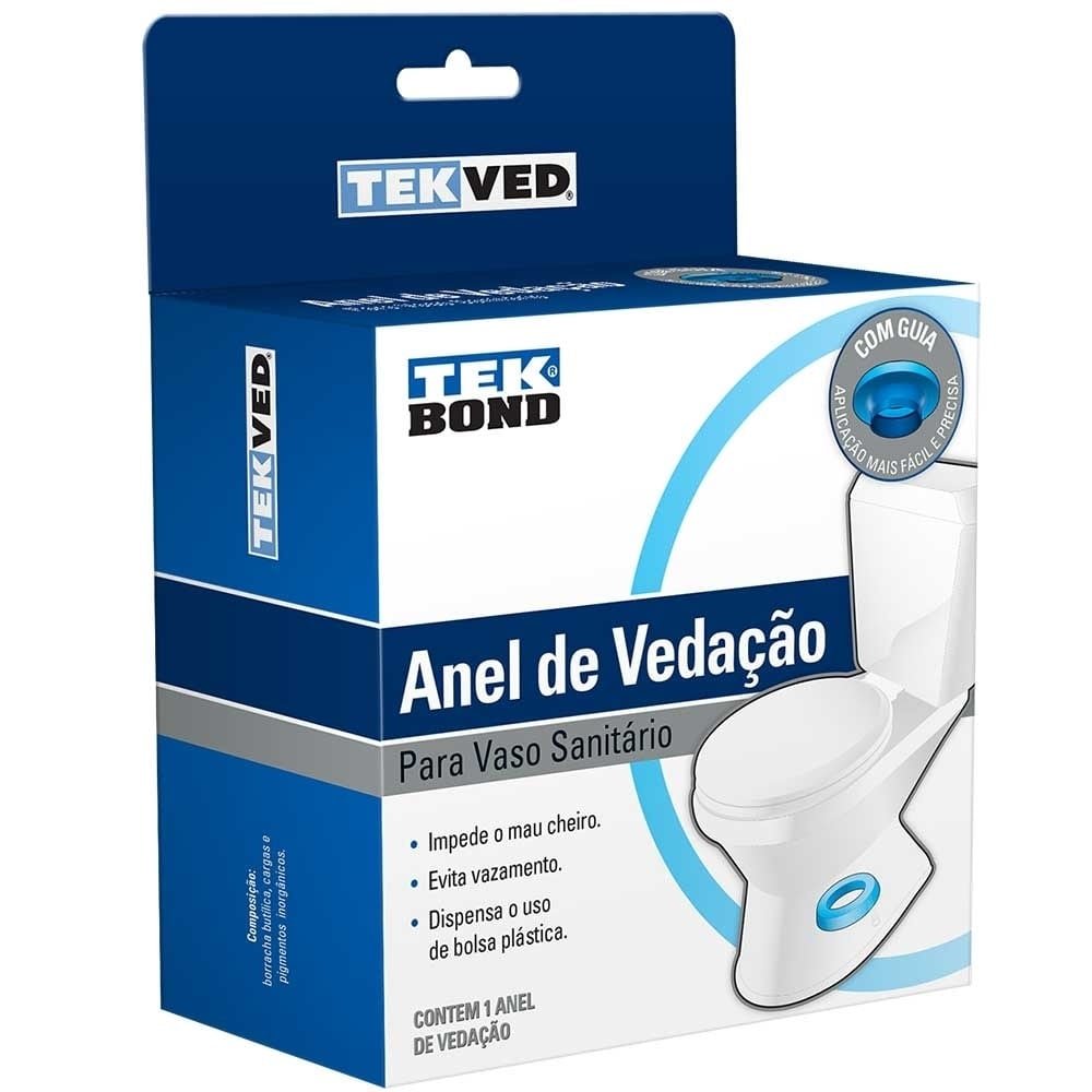 Anel de Vedação Tekbond com Guia para Vaso Sanitário