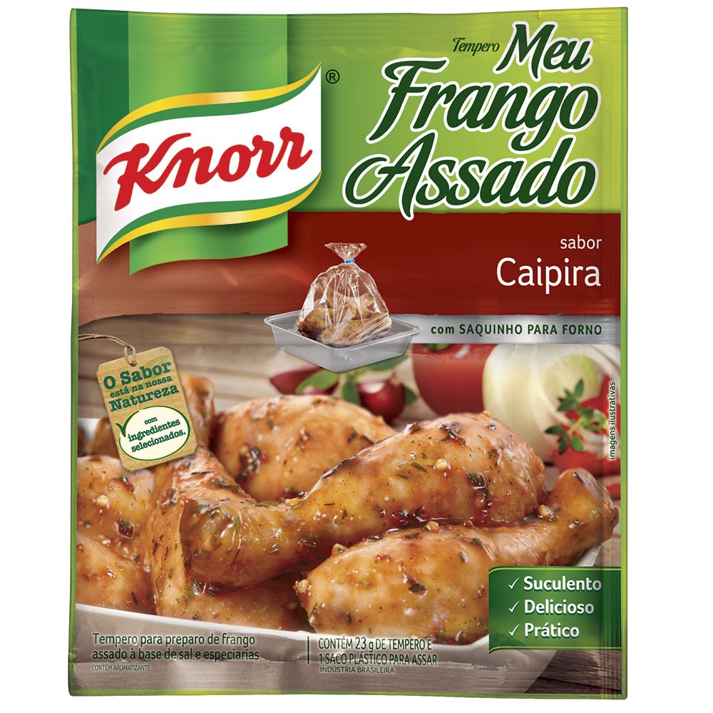 Tempero Meu Frango Assado Caipira 23g - 15 unidades - Knorr