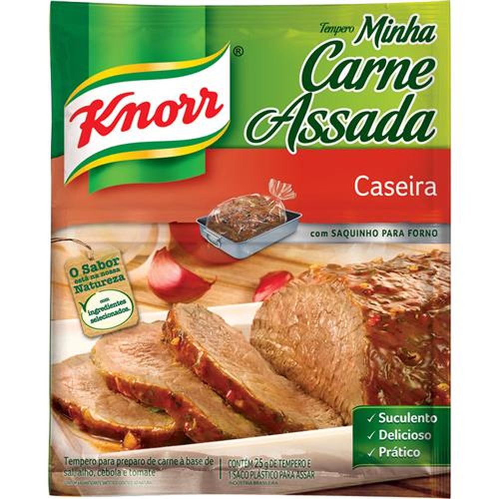 Tempero Minha Carne Assada Caseira 25g - 15 unidades - Knorr