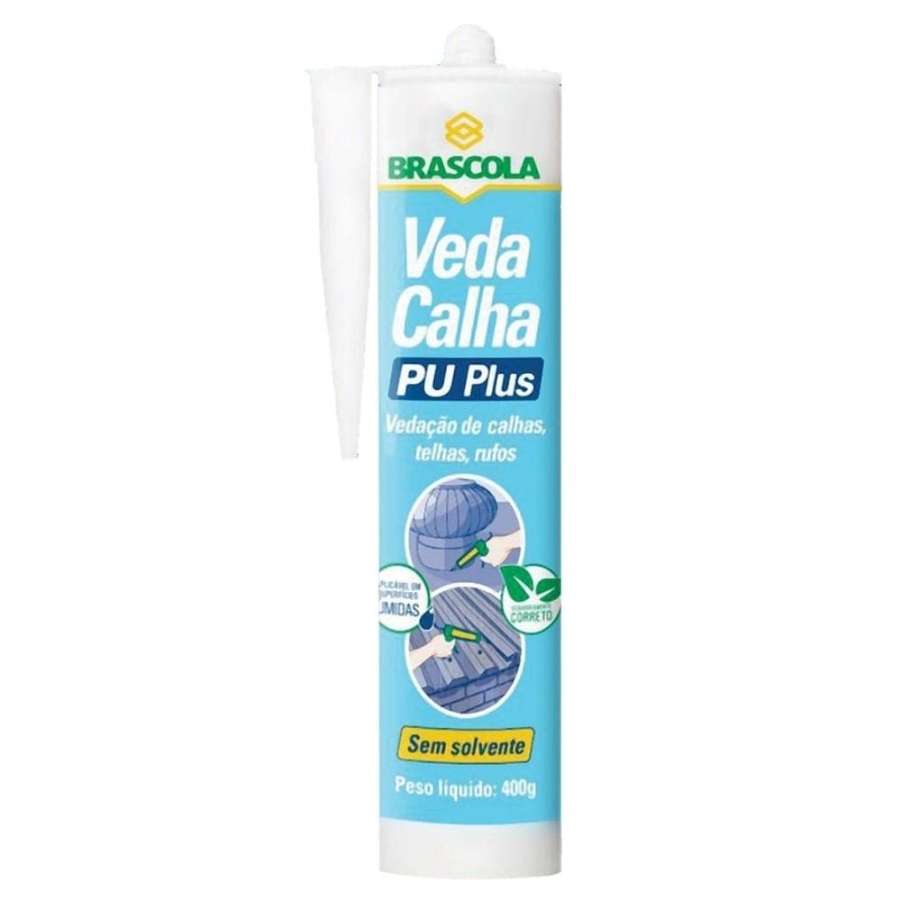 Veda Calha PU Cinza Plus Brascola 400g