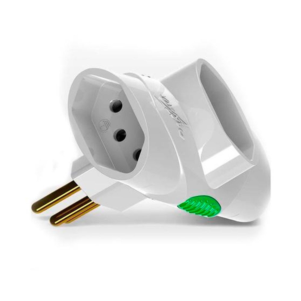 Pino Multiplicador 3 Saidas Ilumi 2p+T 10a 250v Branco 20x1 Sm