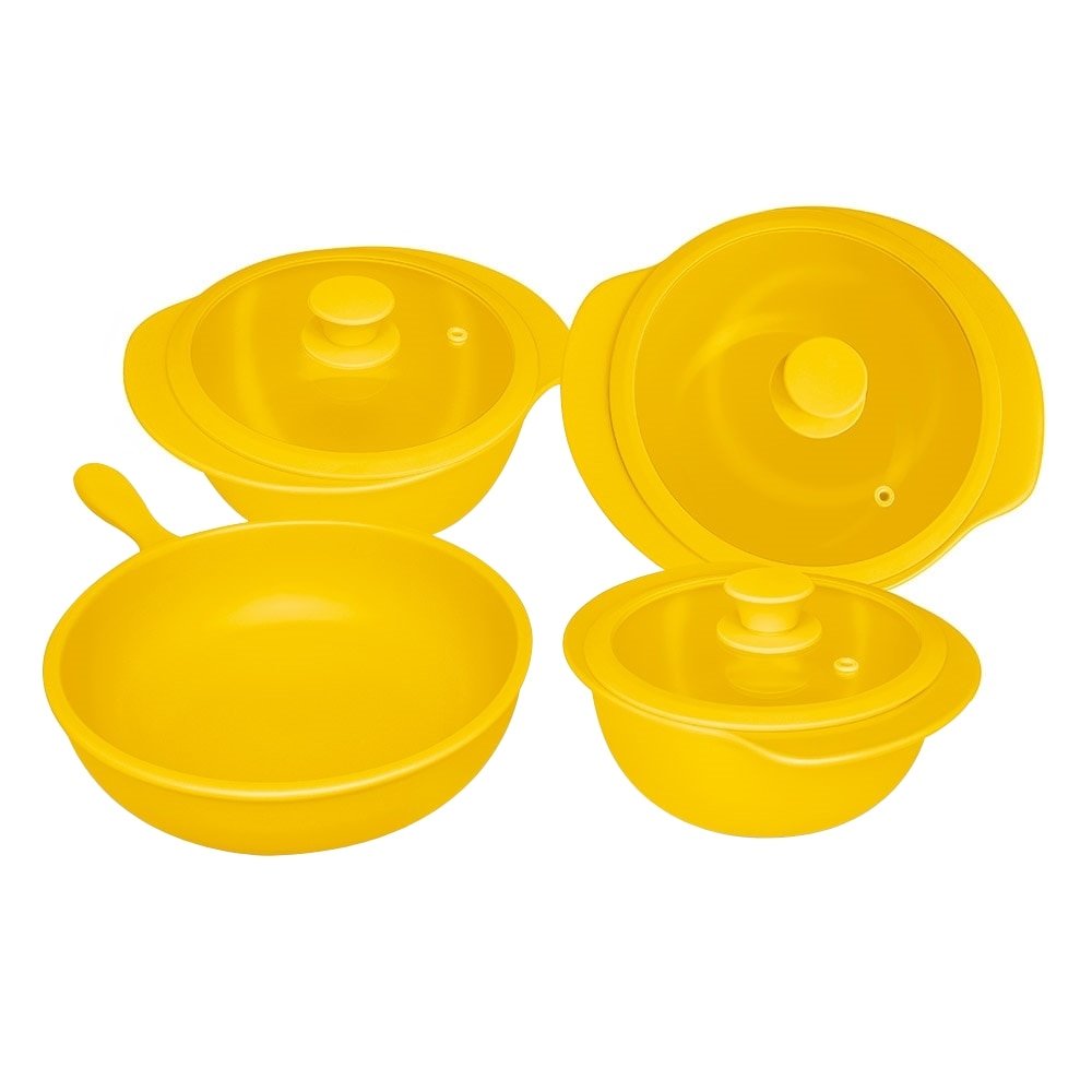 Jogo de Panelas Oxford Cookware Cerâmica Linea Solaris - 4 Peças