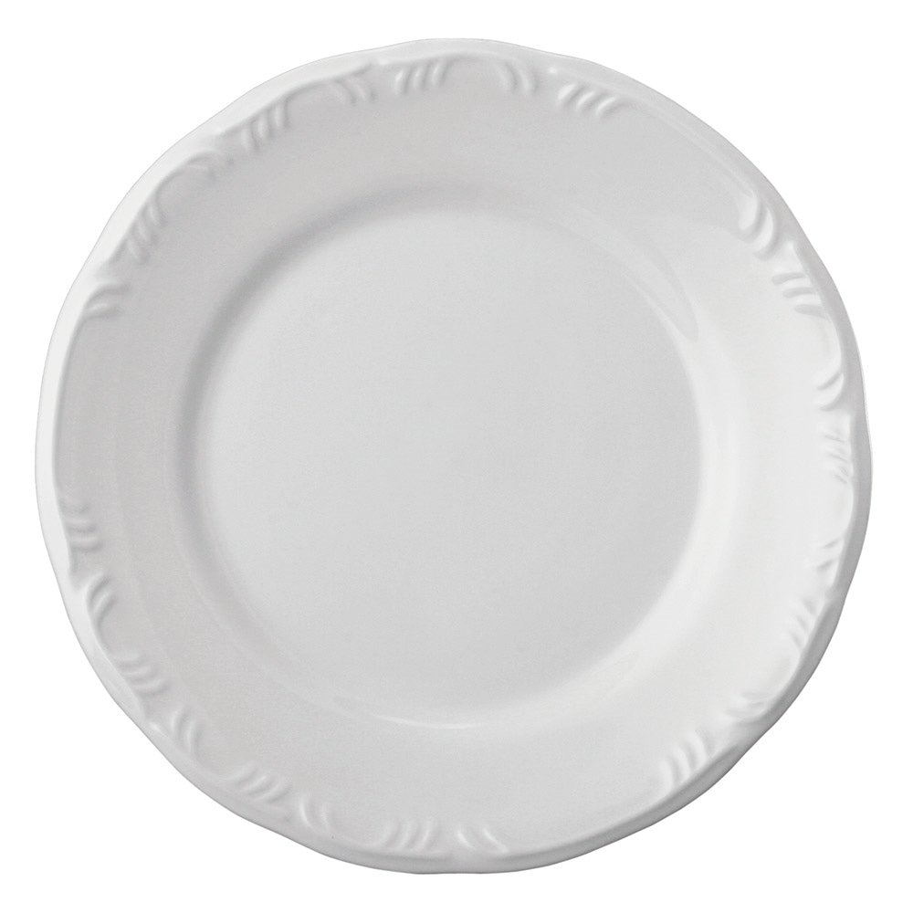 Conjunto de Pratos Rasos Schmidt Porcelana Pomerode 6 Peças