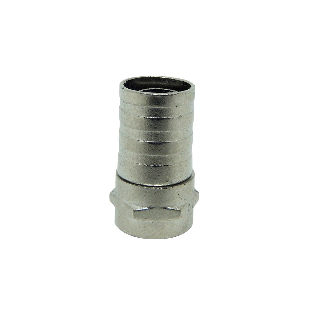 Conector Coxial Foxlux Tipo Rosca RG59 - Embalagem com 20 Unidades