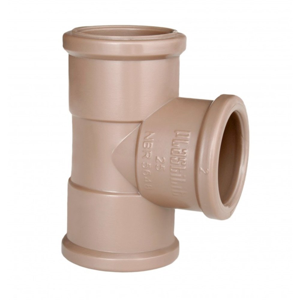 Tee Soldável Plastilit 40mm - Embalagem com 10 Unidades