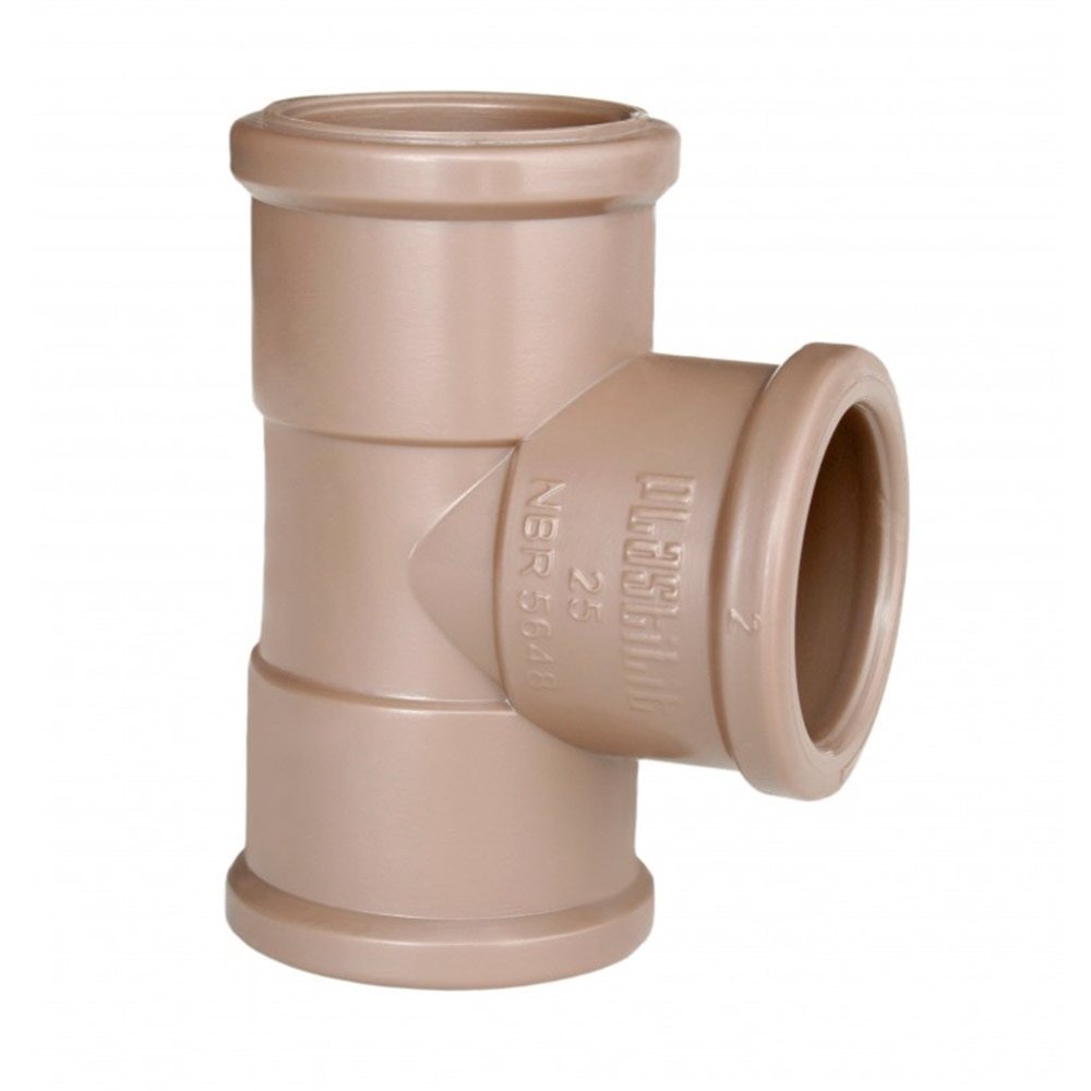 Tee Soldável Plastilit 50mm Embalagem com 15 Unidades