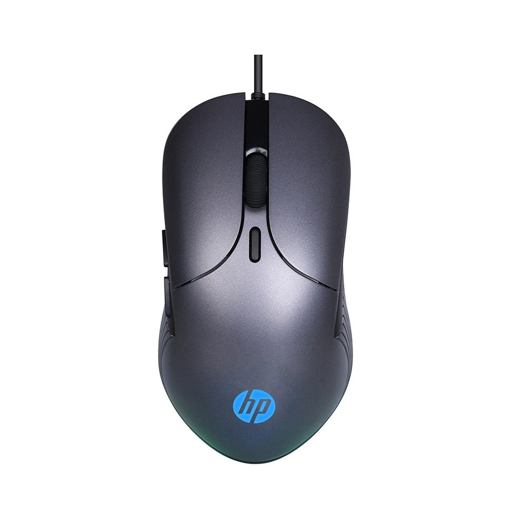 Mouse Óptico HP M280 2400DPI Gamer USB RGB Chumbo