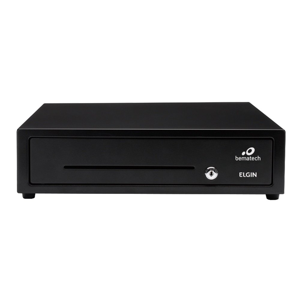 Gaveta Automática Elgin Bematech GD-56 Para Dinheiro Preta