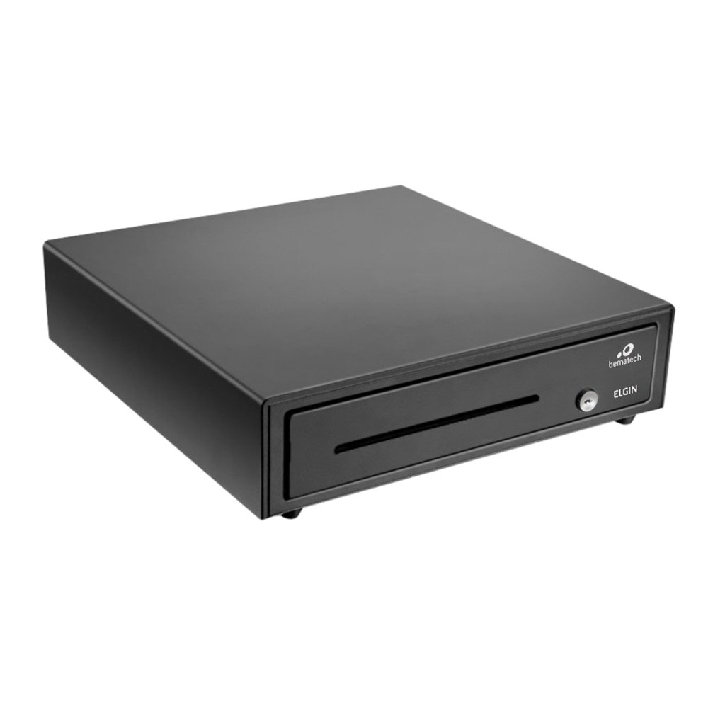 Gaveta Automática Elgin Bematech GD-56 Para Dinheiro Preta