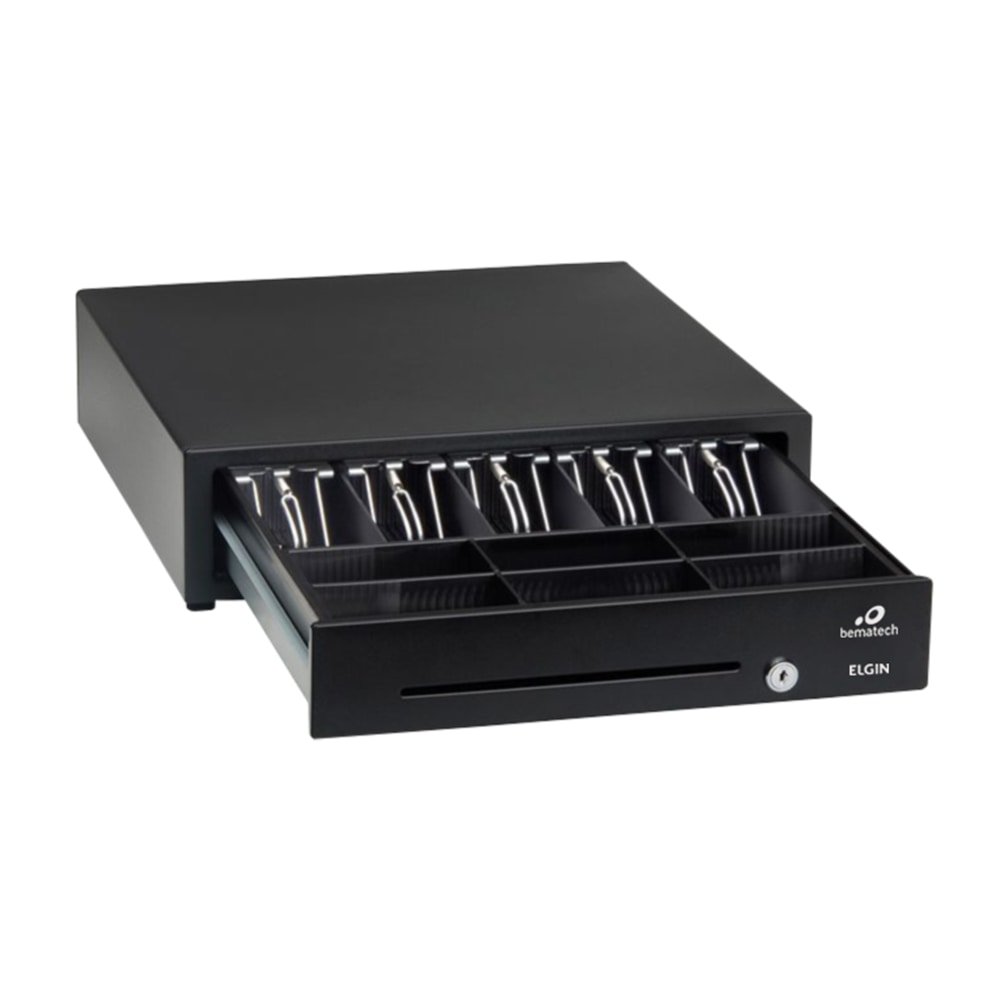 Gaveta Automática Elgin Bematech GD-56 Para Dinheiro Preta
