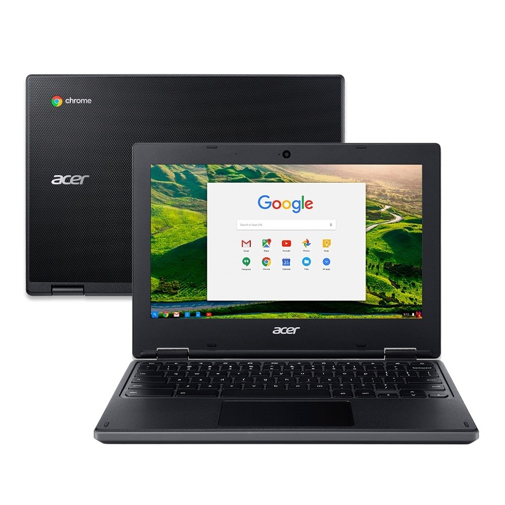 Notebook Acer Dual Core Chromebook R721T-488H, AMD A-Series, 4GB, 32GB, Chrome Os, Tela 11.6",Preto