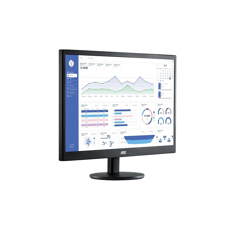 Monitor LED 21,5" AOC E2270SWHEN,Full HD, Resolução 1920x1080, Widescreen, HDMI,VGA, Painel TN, 60HZ