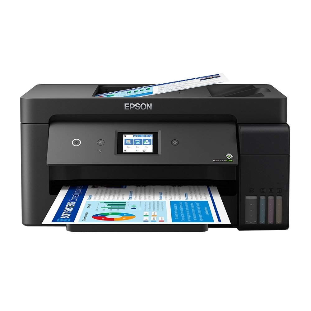 Multifuncional Epson EcoTank L14150, Jato de Tinta, Colorida, Wi-Fi, USB, Preto e Bivolt