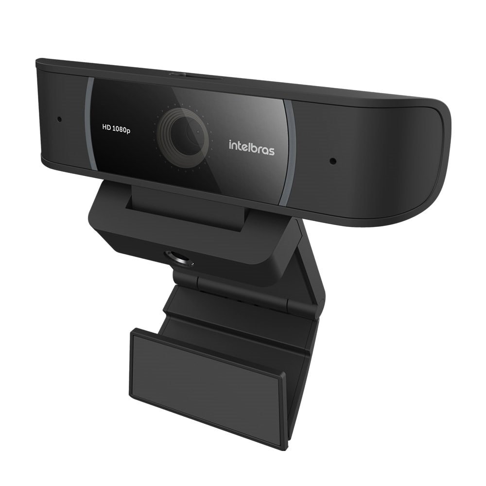 Webcam Intelbras Cam-1080P, Cabo USB, Full HD, Preto