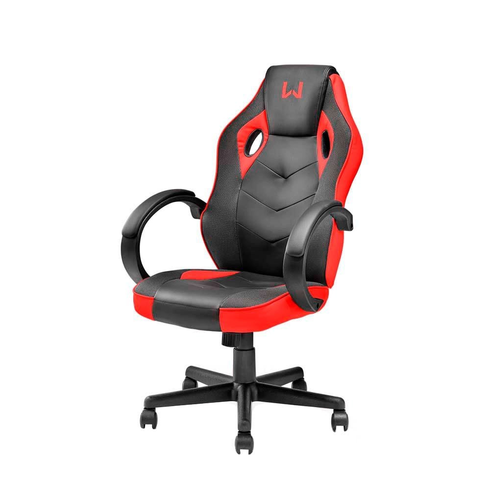 Cadeira Gamer Warrior GA162 Encosto com Inclinação Preto/Vermelho