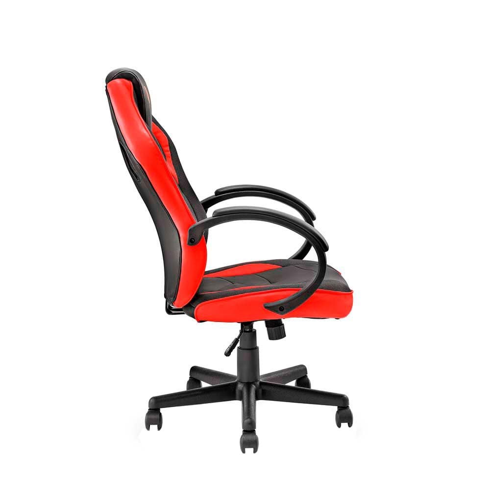 Cadeira Gamer Warrior GA162 Encosto com Inclinação Preto/Vermelho