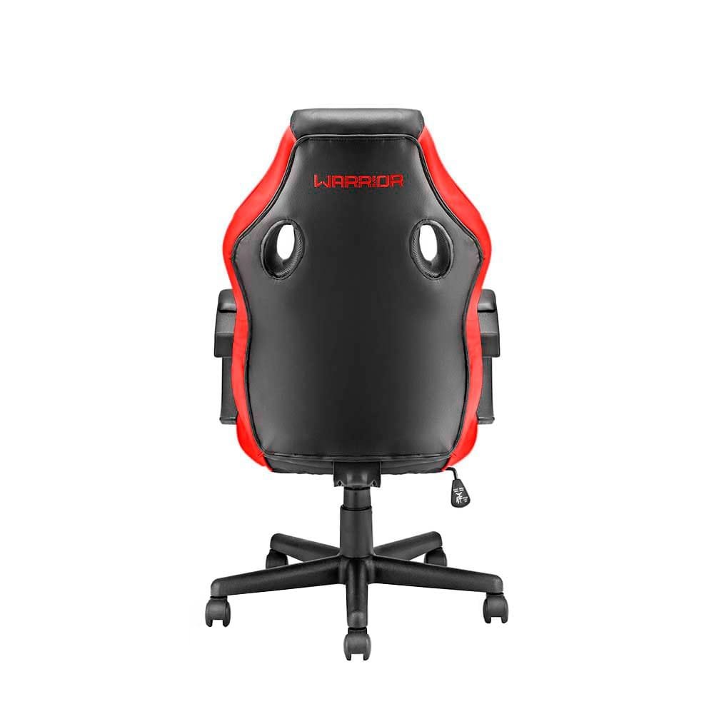 Cadeira Gamer Warrior GA162 Encosto com Inclinação Preto/Vermelho