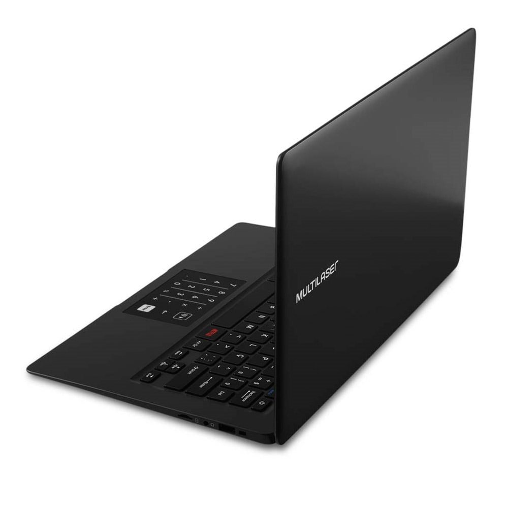 Notebook Multilaser PC310, Intel Pentium QuadCore, 4GB, 64GB , Tela 14", Windows 10, Preto