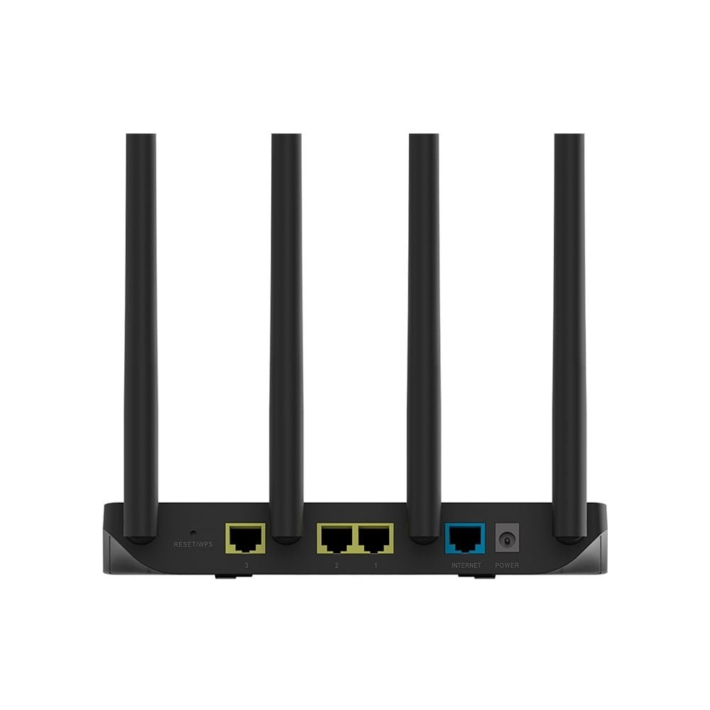 Roteador Wireless Intelbras W5-1200F 4 Antenas, 3 Portas Lan 1 Wan, 300Mbps 867Mbps Preto