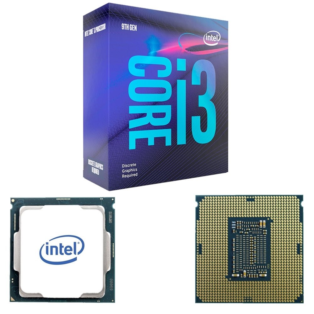 Processador Intel Core I3-9100 BX80684I3, 3.60GHZ, DDR4, BOX. 9ª Geração