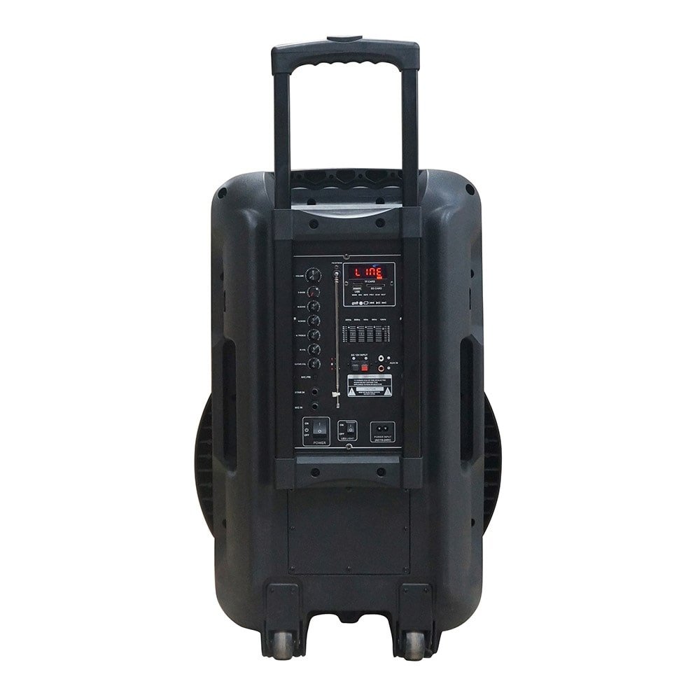 Caixa Amplificada Amvox ACA-1100 Dezoitao, Usb, Bateria, Bluetooth, Led, 1100W