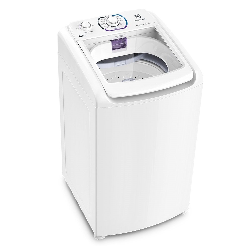 Máquina de Lavar Roupas 8,5Kg, Electrolux, LES09, Essencial Care, Branca, 110V