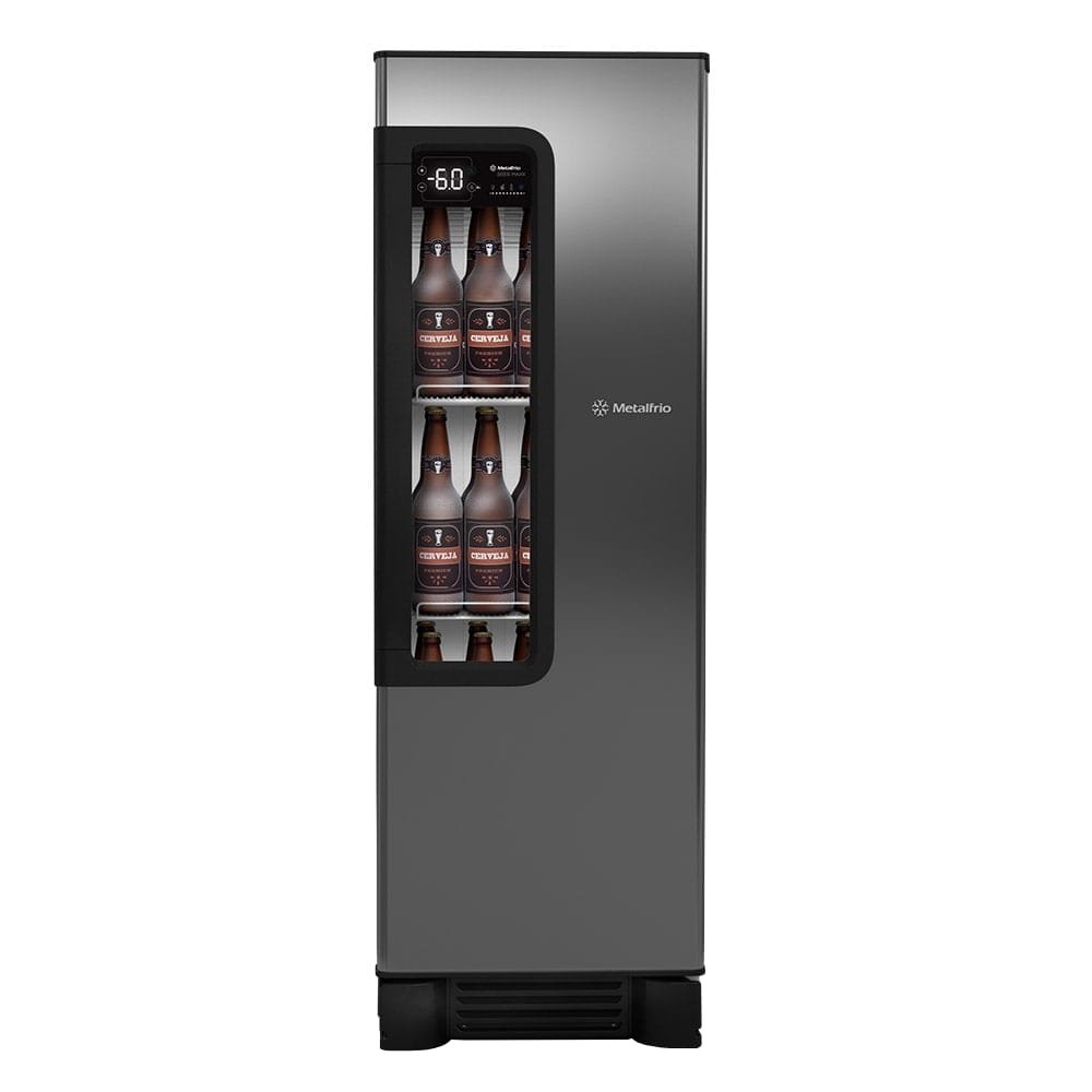 Cervejeira Metalfrio VN25TP 264 Litros Beer Maxx, Inox, 110V