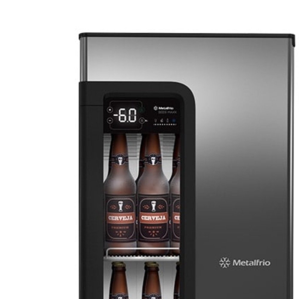 Cervejeira Metalfrio VN25TP 264 Litros Beer Maxx 250 - Inox, 110V
