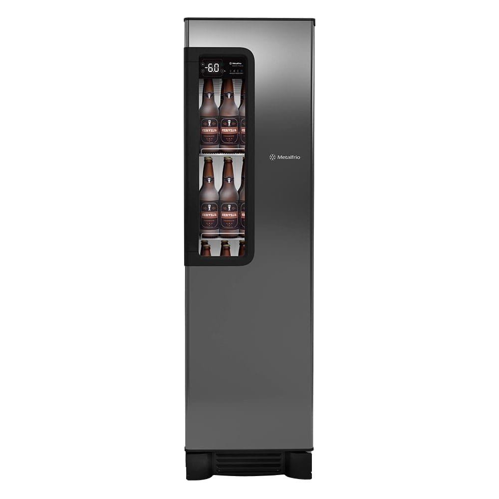 Cervejeira Metalfrio 336 Litros VN28TP, Beer Maxx, Inox, 110V
