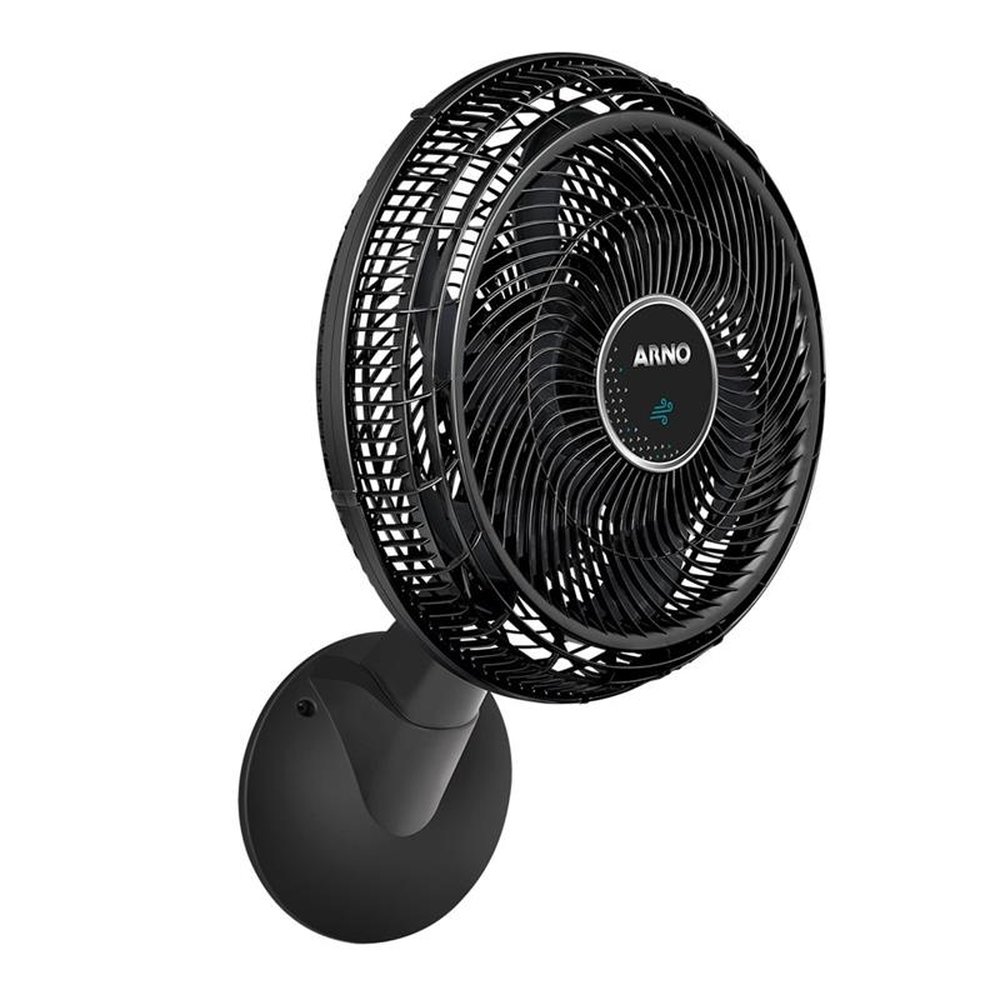 Ventilador de Parede Arno VD4P Ultra Silence Force, 40cm, 3 Velocidades, Preto 110V
