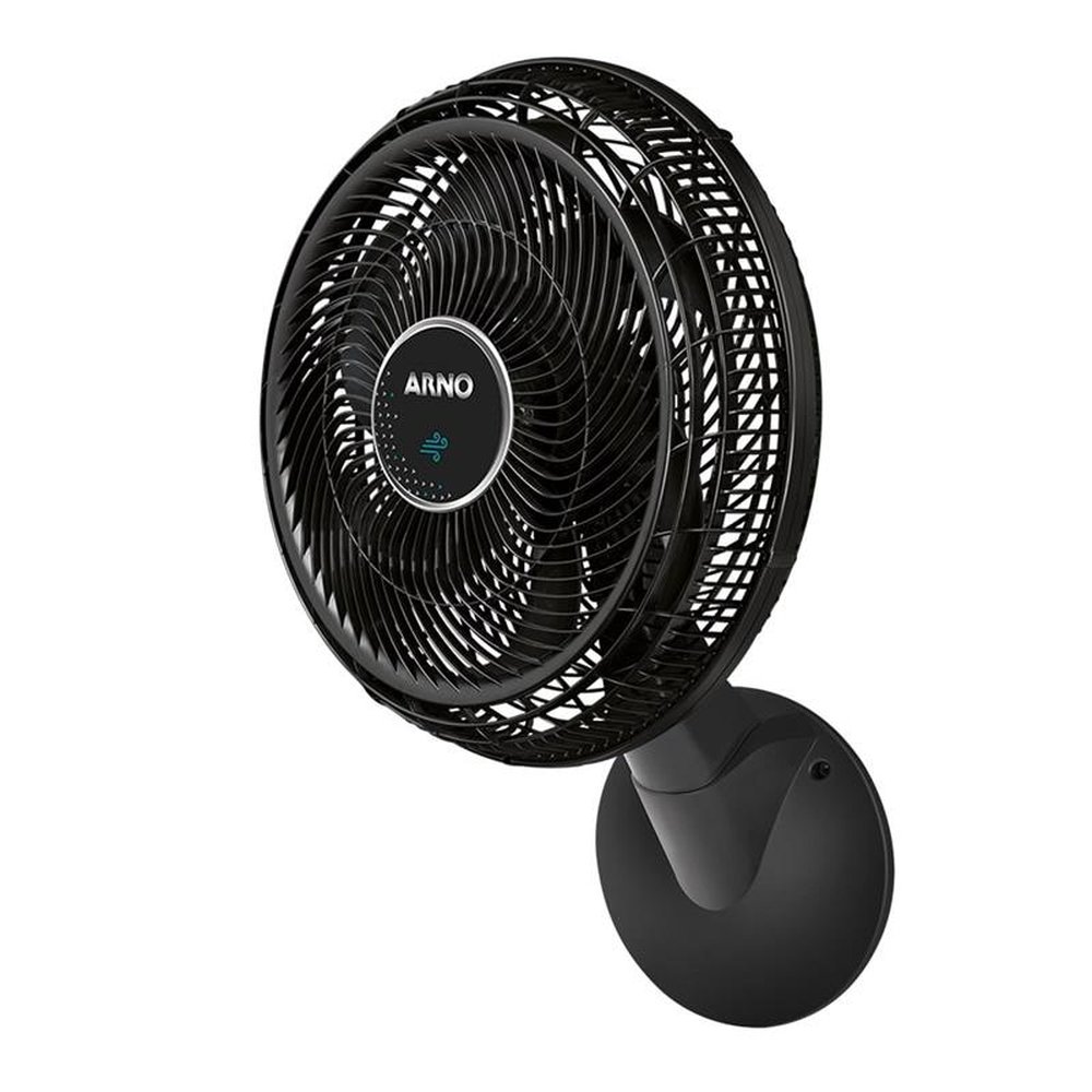 Ventilador de Parede Arno VD4P Ultra Silence Force, 40cm, 3 Velocidades, Preto 110V