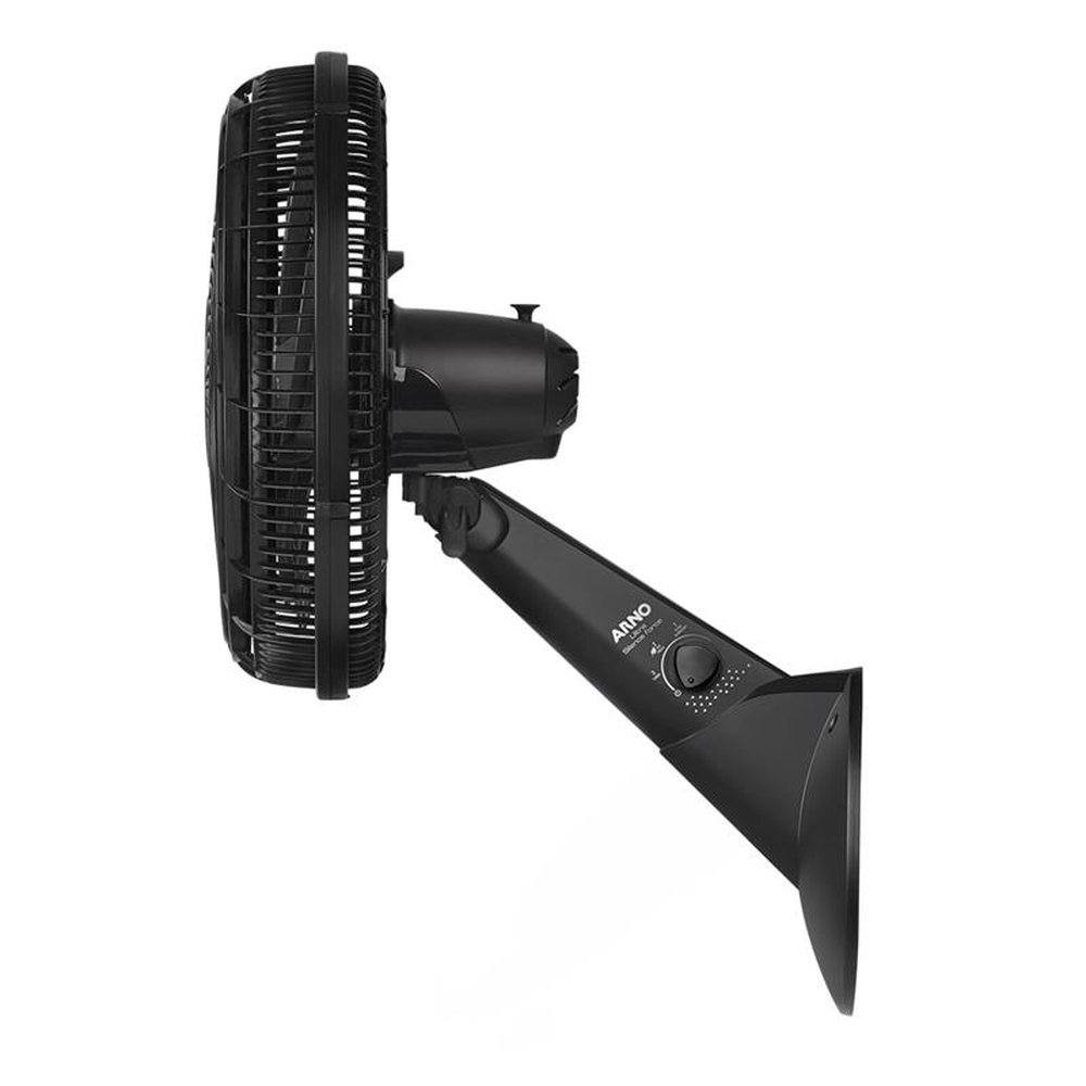 Ventilador de Parede Arno VD4P Ultra Silence Force, 40cm, 3 Velocidades, Preto 110V