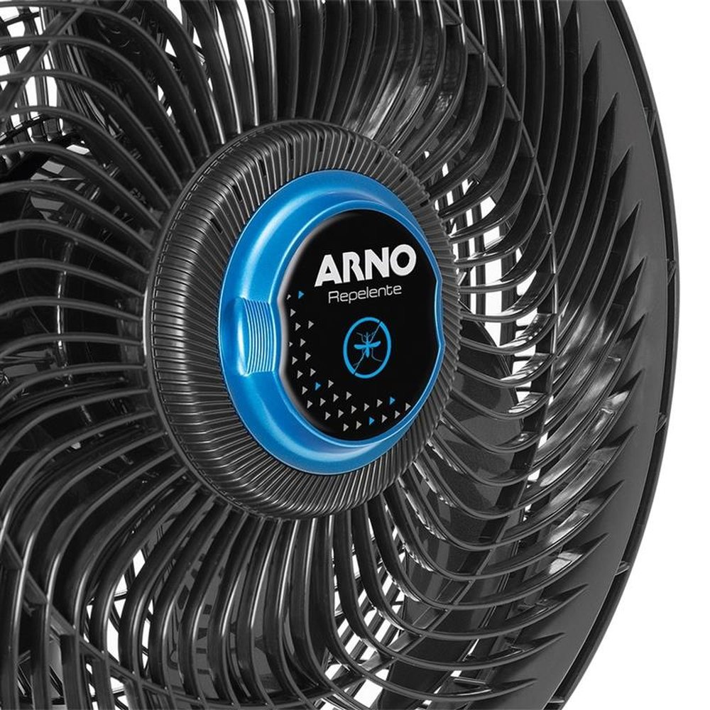 Ventilador de Mesa Arno VD55 Ultra Silence Force, 40cm, 3 Velocidades, Preto, 220V