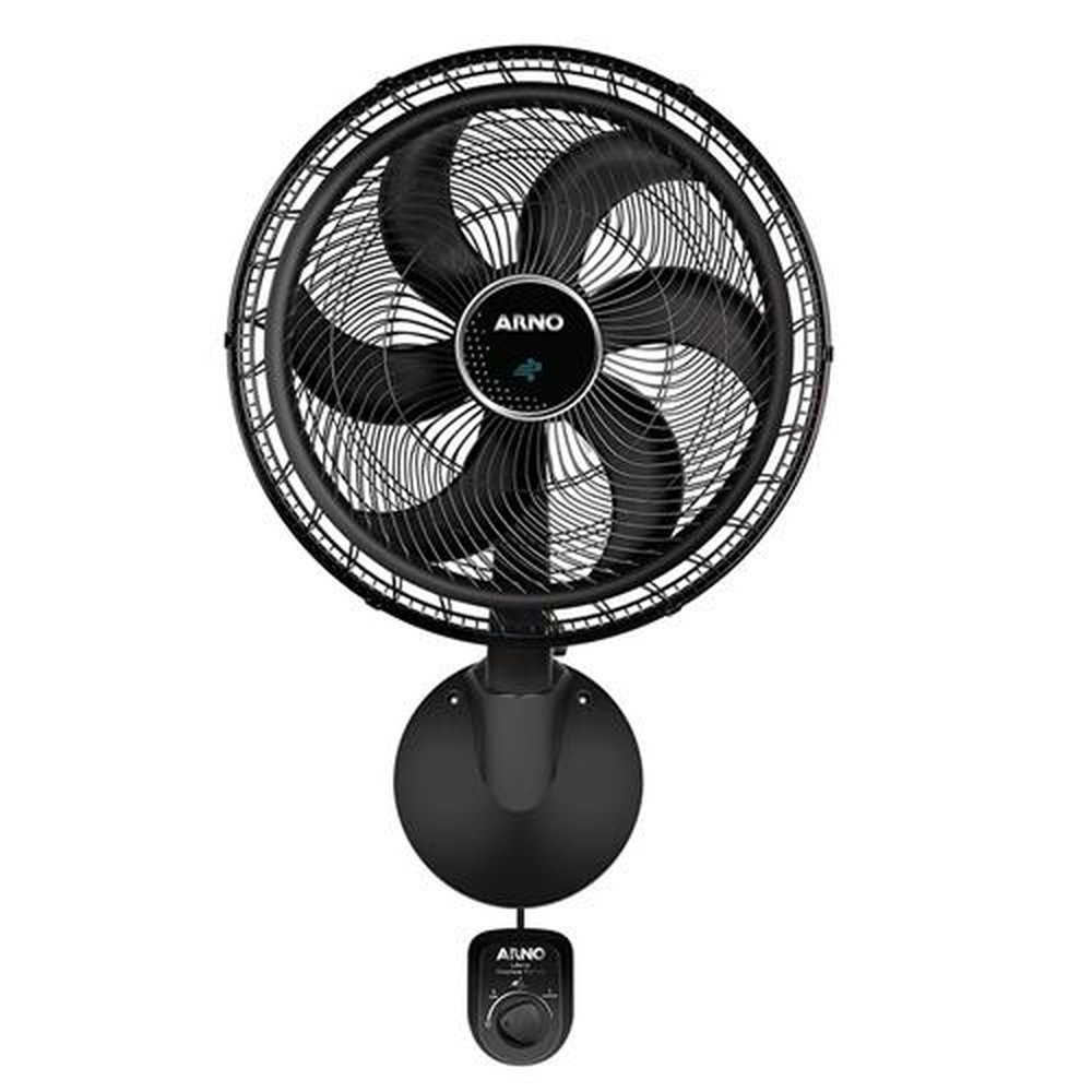 Ventilador de Parede Arno VD51 Ultra Silence Force, 50cm, 3 Velocidades Preto 220V