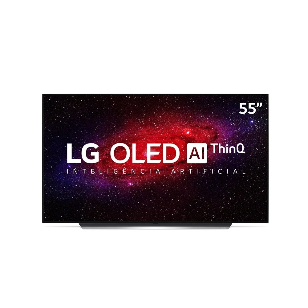 Smart TV OLED 55" LG OLED55CXPSA 4K HDR com Wi-Fi, 3 USB, 4 HDMI, Bluetooth, Inteligência Artificial, Smart Magic, Alexa, 120Hz