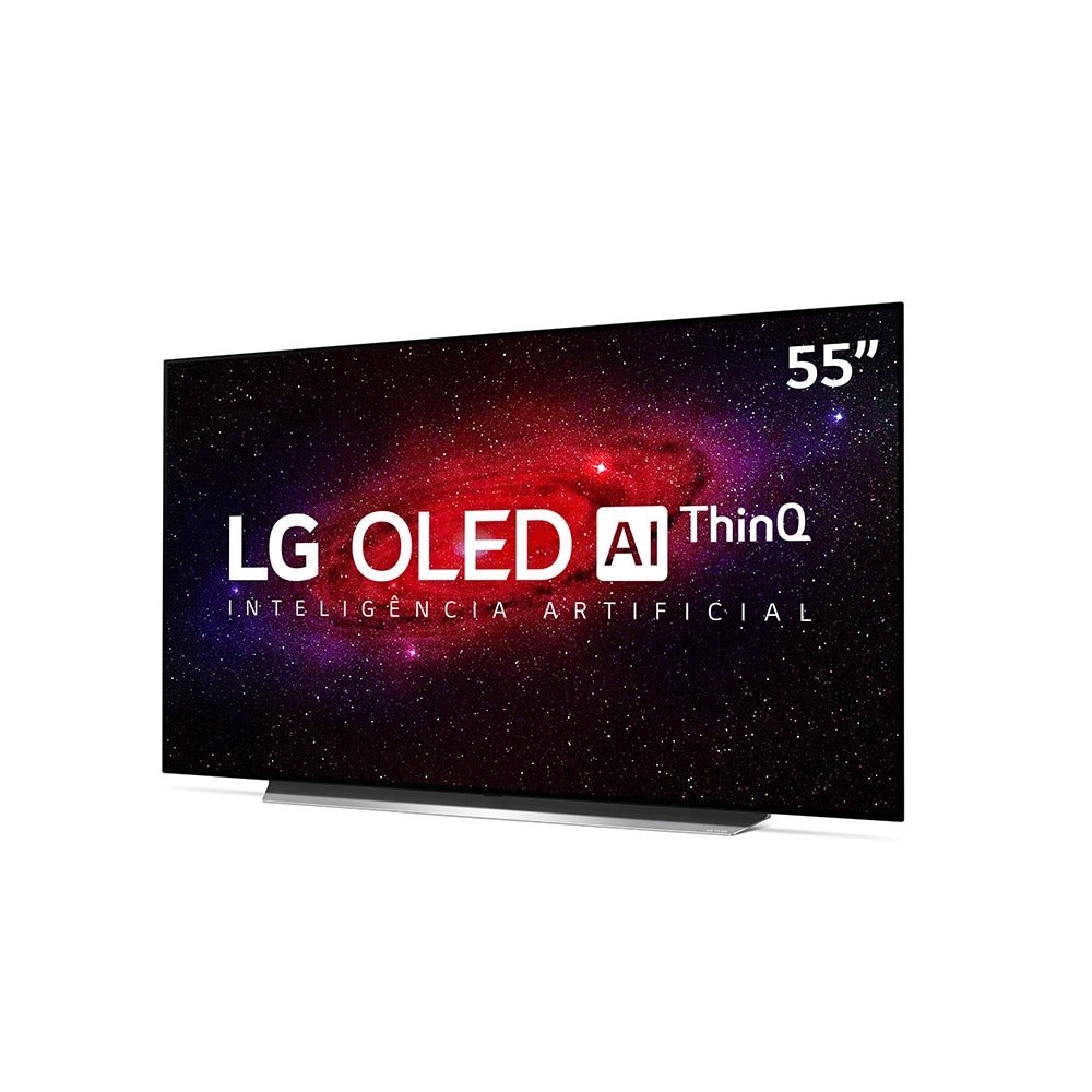 Smart TV OLED 55" LG OLED55CXPSA 4K HDR com Wi-Fi, 3 USB, 4 HDMI, Bluetooth, Inteligência Artificial, Smart Magic, Alexa, 120Hz