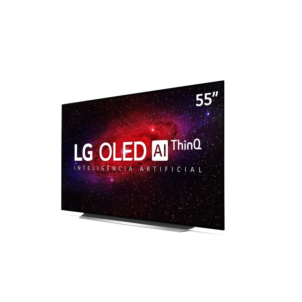 Smart TV OLED 55" LG OLED55CXPSA 4K HDR com Wi-Fi, 3 USB, 4 HDMI, Bluetooth, Inteligência Artificial, Smart Magic, Alexa, 120Hz
