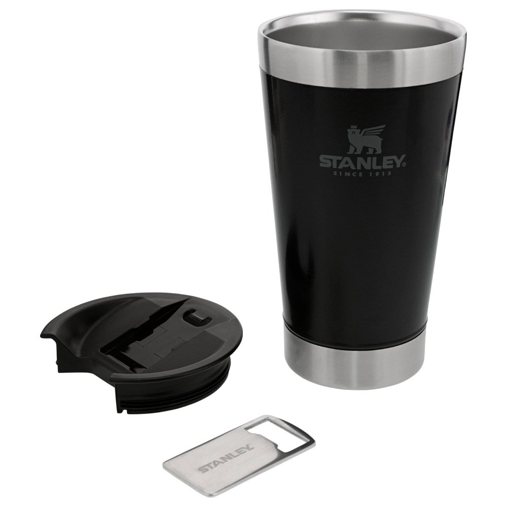 Copo Térmico Stanley Aço com Tampa Preto 473ml