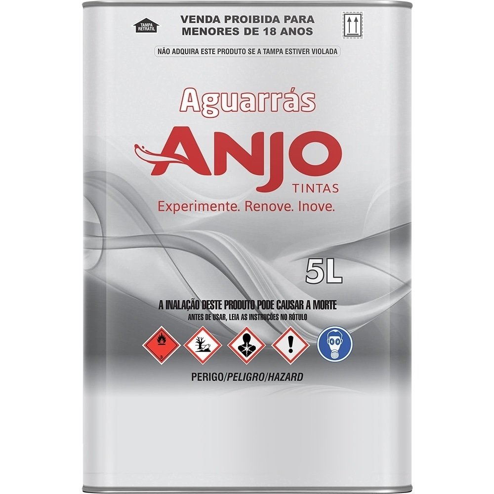 Aguarras 5 Litros Emb. c/ 4 un - Anjo