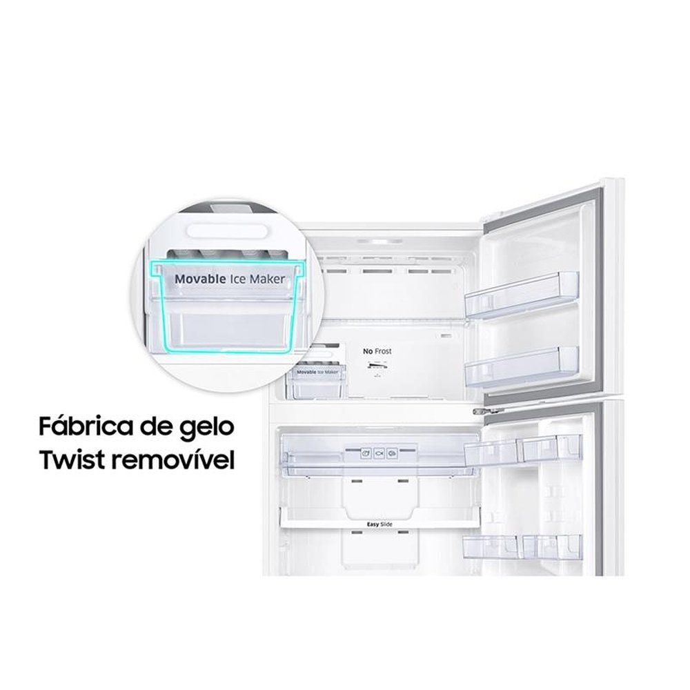 Geladeira/Refrigerador Samsung 460 Litros Evolution RT46, com PowerVolt, Frost Free, Inverter, Duplex, Branco, Bivolt